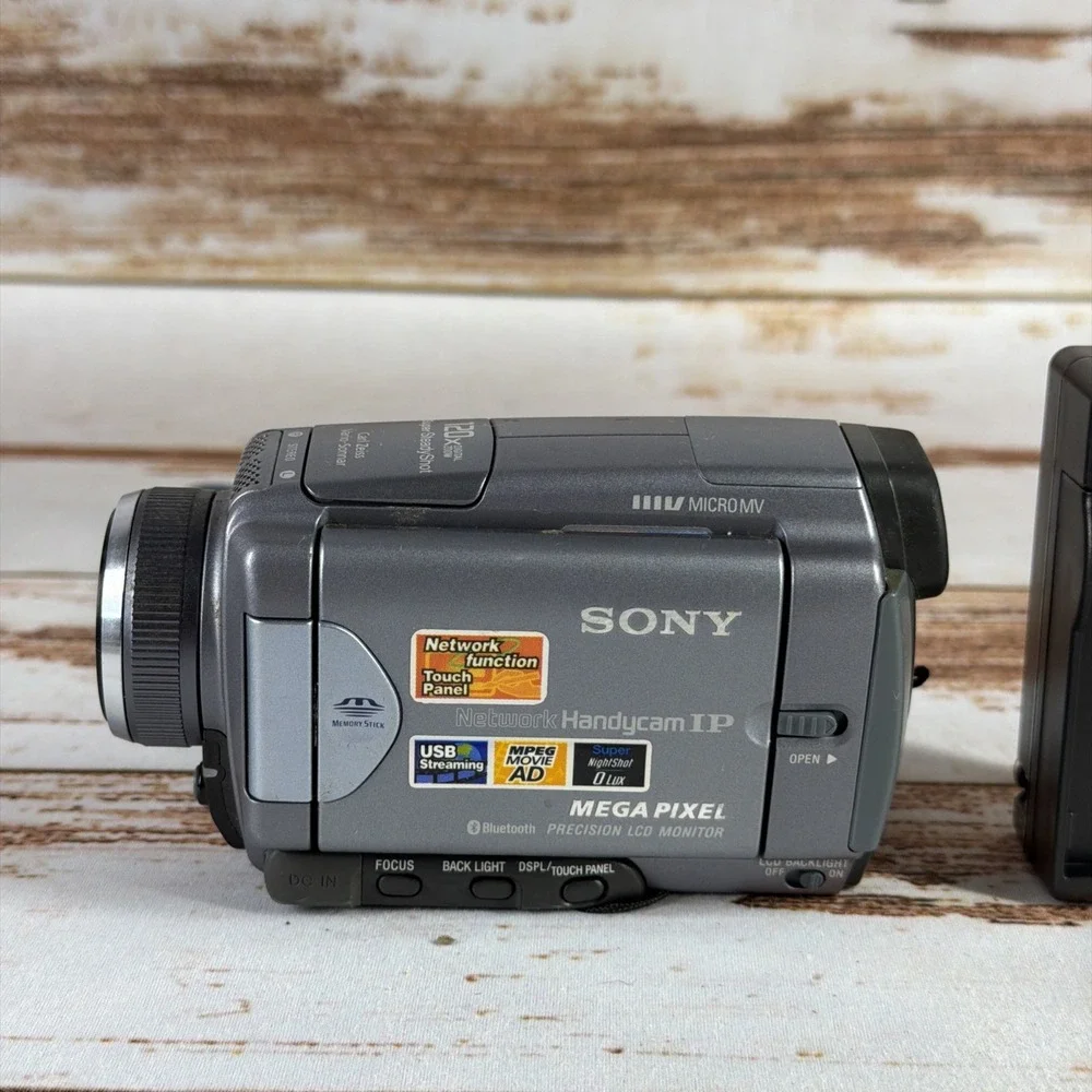 Sony DCR-IP55 Handycam MiniDV Camcorder Carl Zeiss Optics Touchscreen Rare